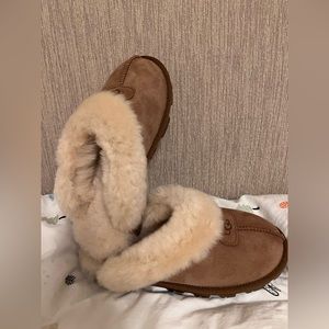 NEW UGG COQUETTE Sz 8 Slide Slippers